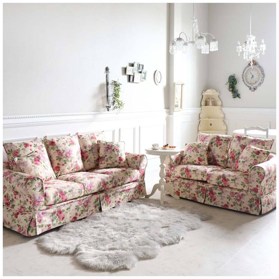 ソファー 2人掛け 輸入家具 ローズ柄 カバーリング クラシック 2人用 布製 開梱設置付き Euro Pll104 6128 1 輸入家具屋さん Com 通販 Yahoo ショッピング