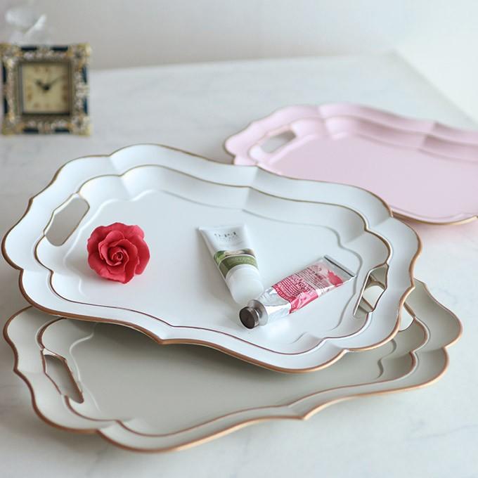 トレイ インテリアトレイ 37 28cm プラスチック おしゃれ インテリア雑貨 軽い 安い フレンチ Vivi ty 3y 輸入家具屋さん Com 通販 Yahoo ショッピング