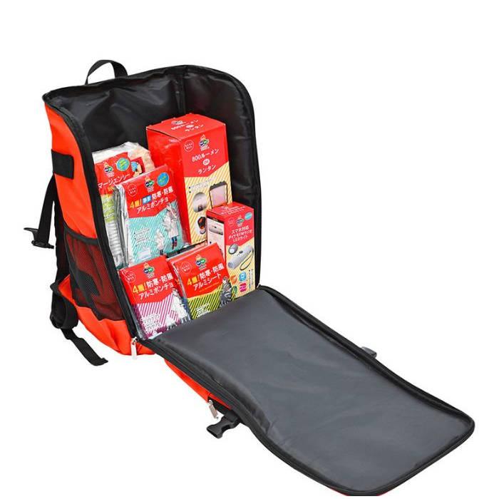 大きく開くdeリュック40点セット 防災士監修防災セット 防災用品 防災グッズ 避難用品 災害対策 販促 粗品 記念品 ノベルティ_2