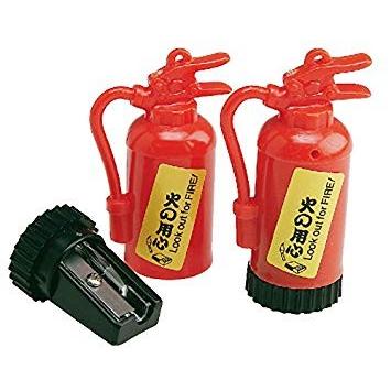 消火器えんぴつ削り 100個単位販売 まとめ買い 販促 ばらまき ノベルティ 粗品 記念品 啓発
