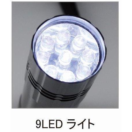 メタリック9LEDライト 240入 ケース販売 まとめ買い アウトドア 防犯用品 防災用品 記念品 ノベルティ 粗品 ばらまき 景品_2