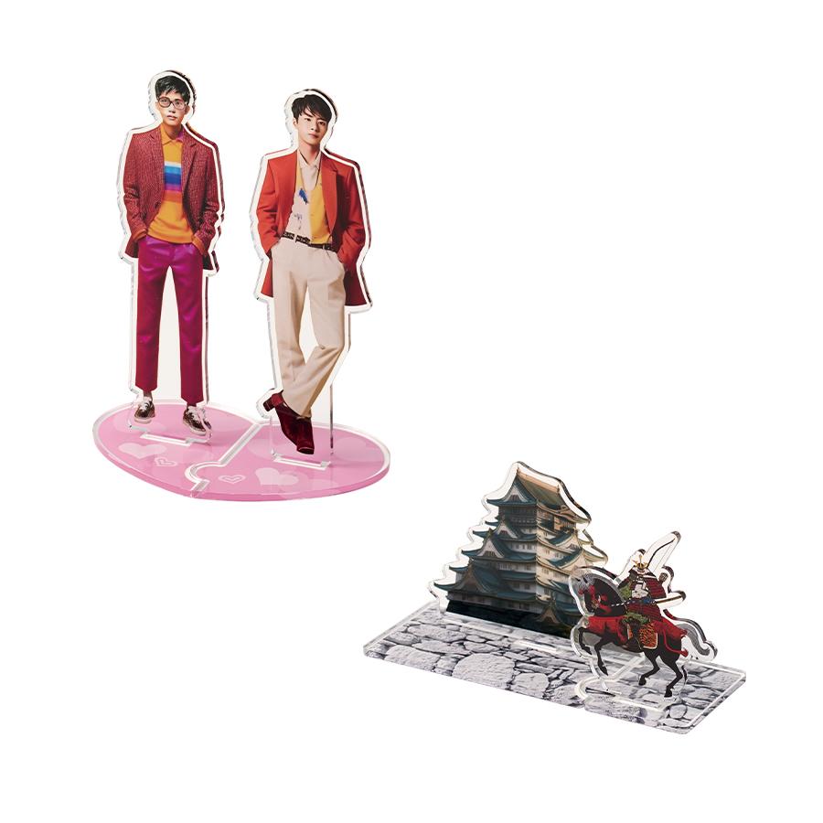 つながるアクリルスタンド 50個 印刷代込み 完全オリジナル 物販