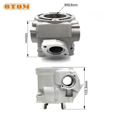 【並行輸入品】 ヤマハ用ダブルストローク水冷エンジン シリンダーブロック バイクアクセサリー dt230 loncin mt250 gpx tse250r 66.8mm
