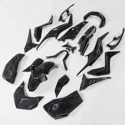 【並行輸入品】 ヤマハ X-MAX 300 2023 黒フル一定フェアリングバイクシェルパネルキットボディ カバーモーターバイク部品_16