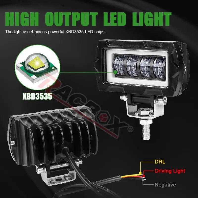 並行輸入品】 運転用LEDワークライトバー フォグランプ スポットライト
