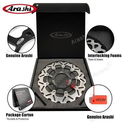 【並行輸入品】 Arashi-cncフロントブレーキディスクローターディスク スズキgsf bandit 600 2000-2004 2000 2001 2002 2003 2004 gsf600 bandit gsx750 1有りの実