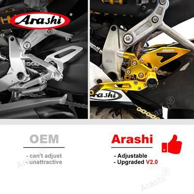 【並行輸入品】 アラシ-バイク 二輪CNCフットレスト フットペグ ライダーフットレスト ドゥカティ959パニガーレ 2019 2018 2017 2016_9