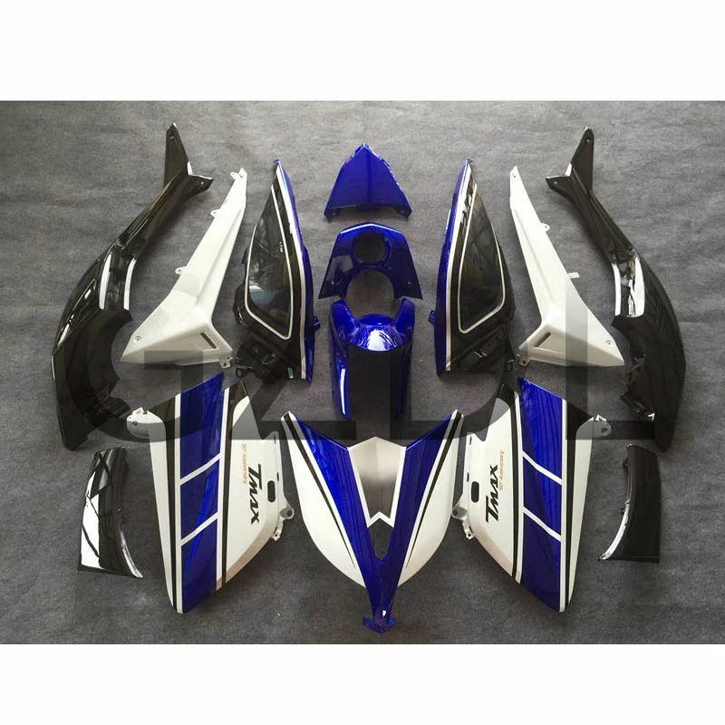 【並行輸入品】 バイク用射出モールド金型タッチスクリーン ヤマハTmax 530 tmax530 TMAX-530 2012 2013 白青 2014の画像