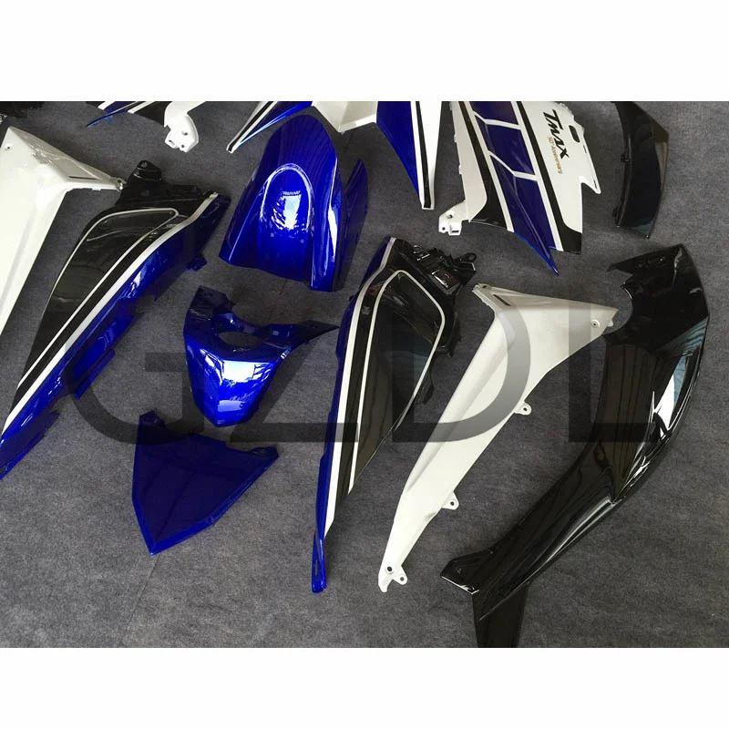【並行輸入品】 バイク用射出モールド金型タッチスクリーン ヤマハTmax 530 tmax530 TMAX-530 2012 2013 白青 2014の画像