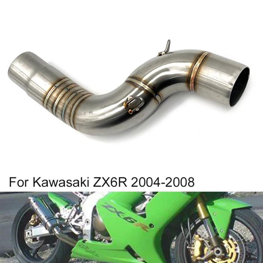並行輸入品】 ZX-6R マフラーステンレスバイクマフラーミドル