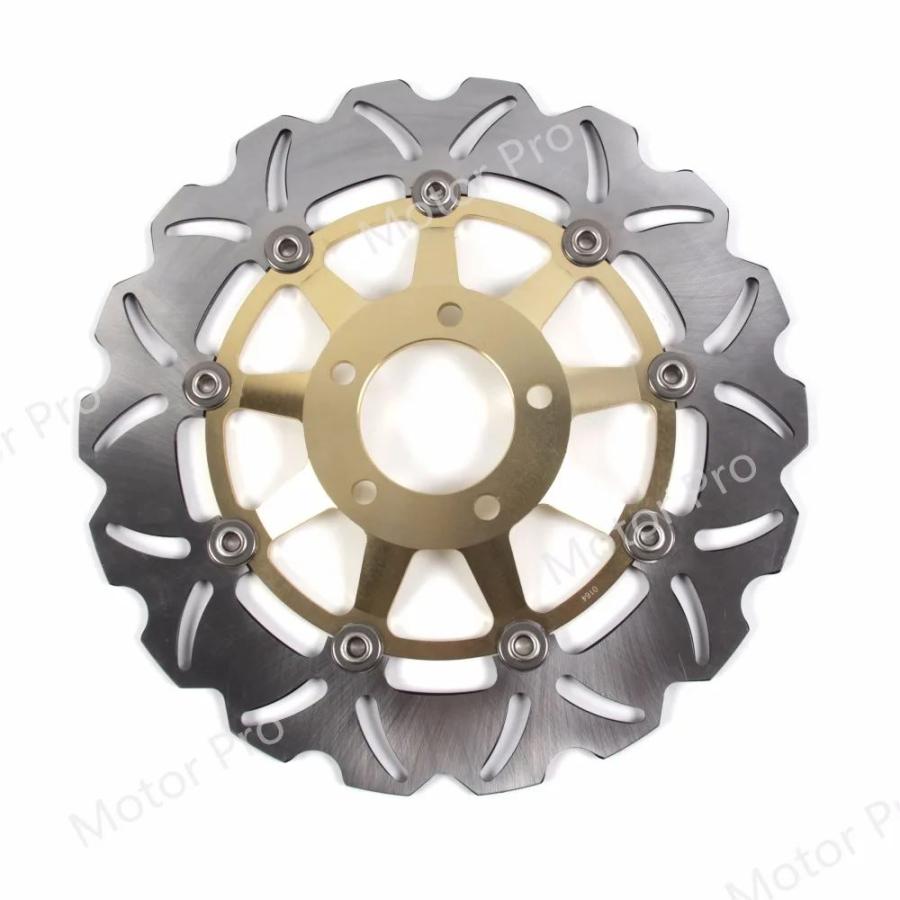【並行輸入品】 スズキgs 400 1989フロントリアブレーキディスクディスクローターキットバイクアクセサリーGS400 gs e f 500 GS500E GS500F GS500黒