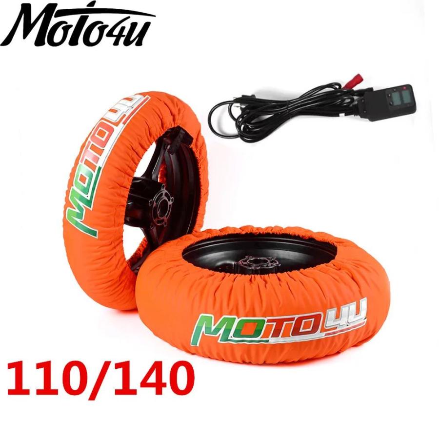 並行輸入品】 バイク用タイヤウォーマーカバー フロントリア moto4u