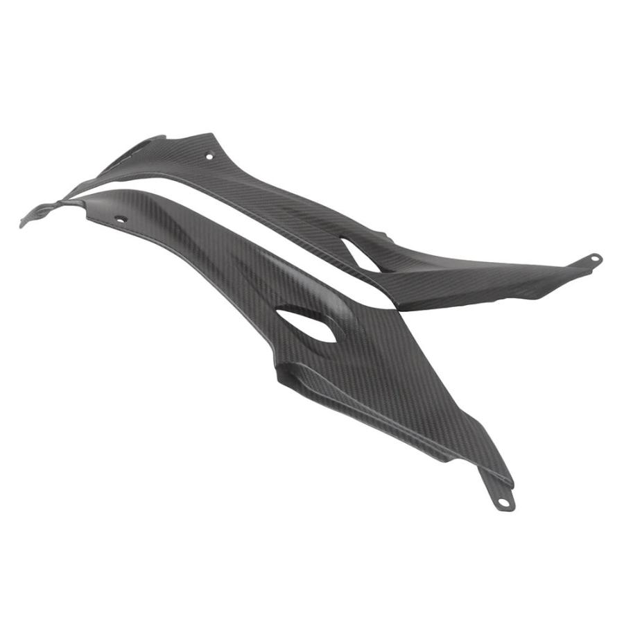 並行輸入品】 カーボンタンクサイドフェアリングパネルカバーツイル