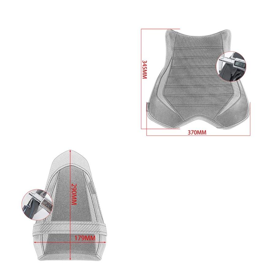 【並行輸入品】 バイクリアクッション 自転運転リア用カバー ヤマハ用 YZF-R1M yzf r1 YZF-R1 YZF-R1 2015?2023 2022の画像