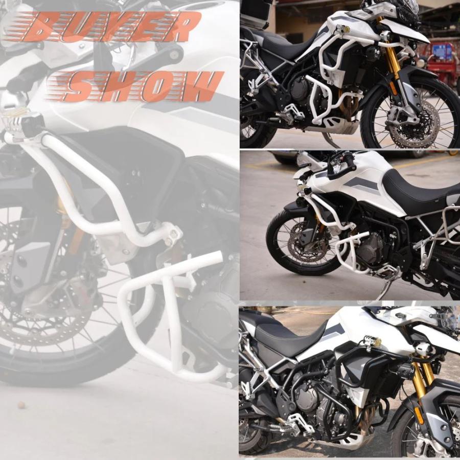【並行輸入品】 Tiger900上位下位バンパーエンジンガードプロテクタークラッシュバートライアンフタイガー900 gtラリープロ2020 2021バイクaccessoreiesの画像