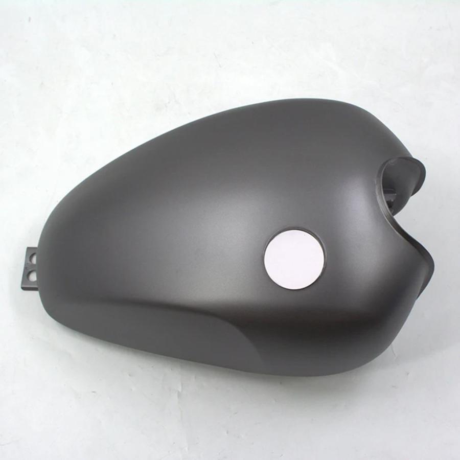 【並行輸入品】 バイクタンク-12リットル- 亜鉛メッキ -メタリックグレーMUTTバイク用オリジナルパーツMPT-1367