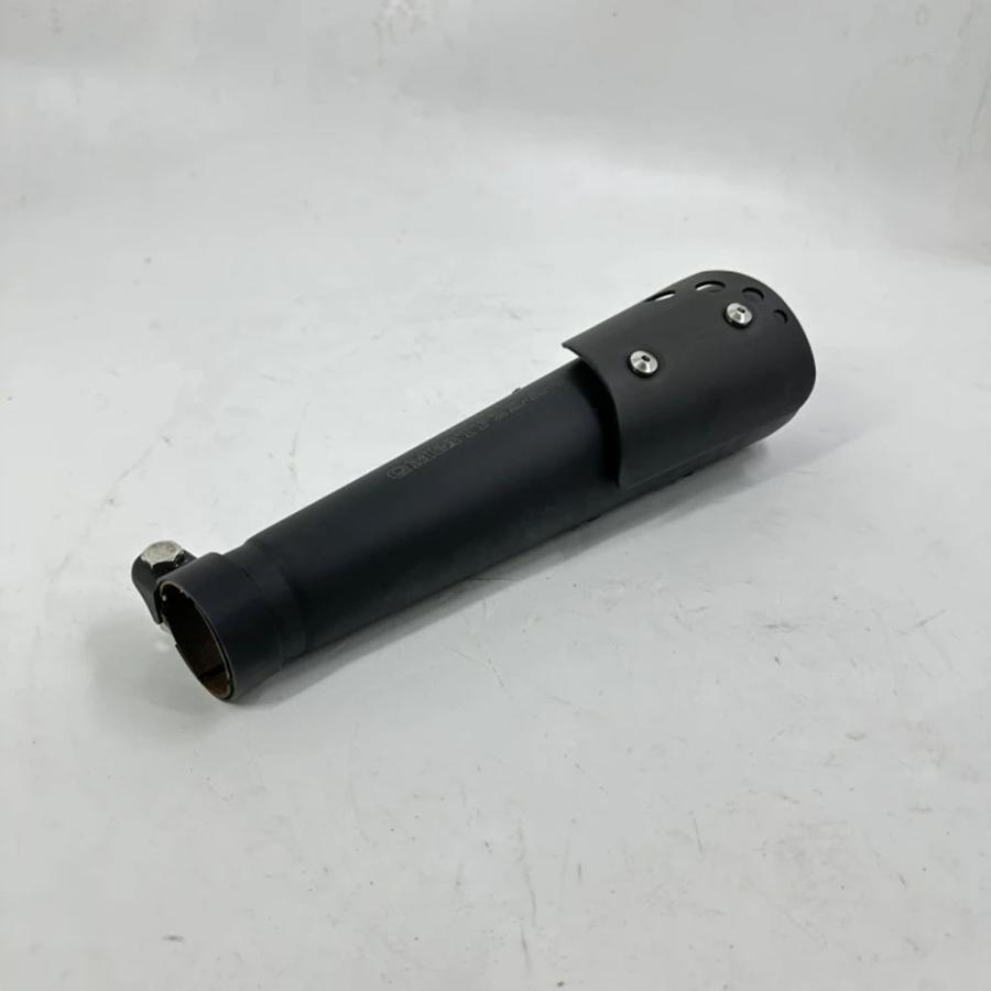 【並行輸入品】 バイク用エキゾーストサイレンサー - 静音 - LH - ブラック - ブラックガード付き MUTT バイク用 オリジナルパーツ MPT-0225_2