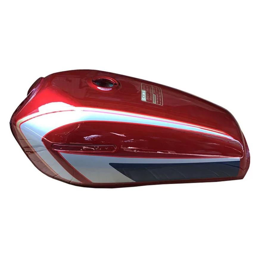 並行輸入品】 バイク燃料タンク ホンダ 赤 青 金属ガスボックス ダヤン