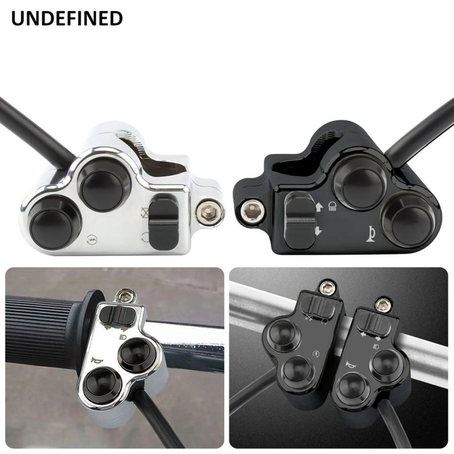 【並行輸入品】 バイク 二輪用ハンドルバースイッチ 7/8 インチ 22mm ハーレー ホンダ カワサキ スズキ用バイク 二輪スイッチ 信号 スターターボタン
