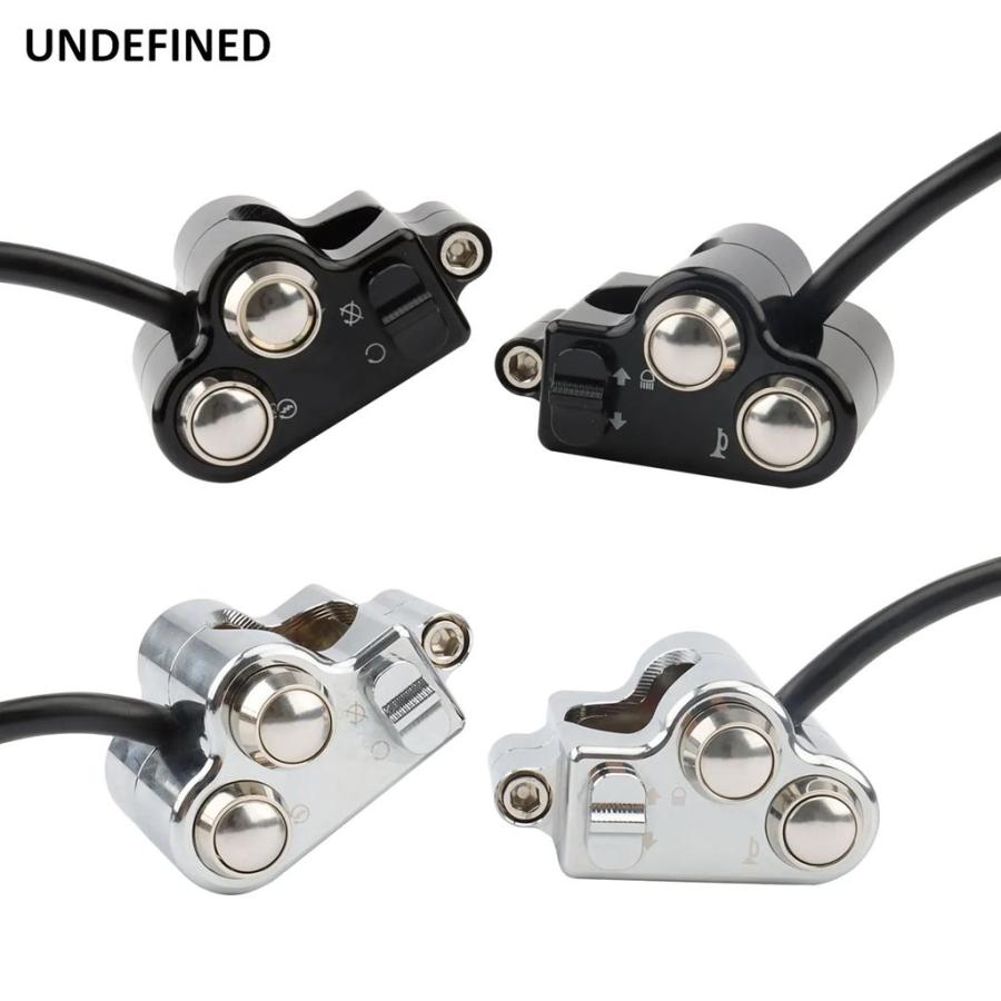 【並行輸入品】 バイク 二輪用ハンドルバースイッチ 7/8 インチ 22mm ハーレー ホンダ カワサキ スズキ用バイク 二輪スイッチ 信号 スターターボタン