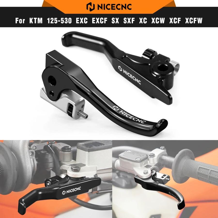 並行輸入品】NICECNCショートブレーキレバークラッチレバー KTM EXC