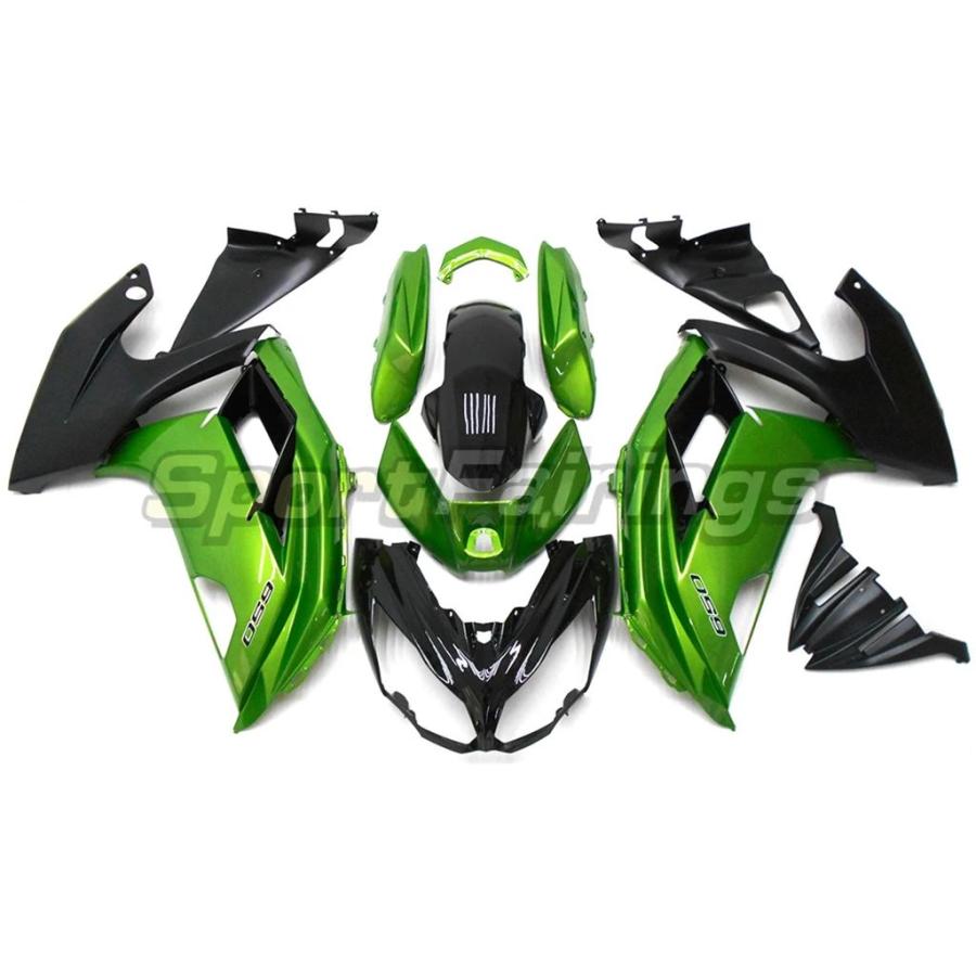 【並行輸入品】バイク 二輪フェアリングアクセサリーセット カスタムシェルカバー カワサキニンジャ650r ex650 ER-6F 2012 2013 2014 2015 2016_9
