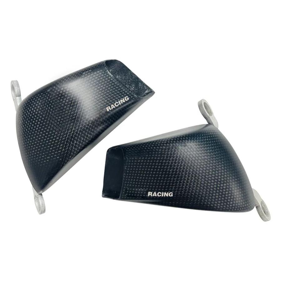 【並行輸入品】100 mmバイクカーボンフロントブレーキエアダクトキャリパーラジエーターカバーケースホンダ CBR650R CB650R