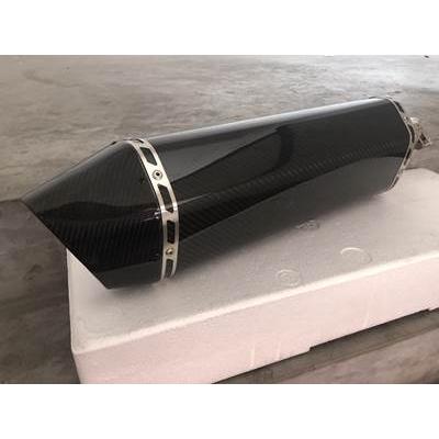 【並行輸入品】 バイク用エキゾーストサイレンサー ダブルホールカーボン Triumph Tiger 850 900 gt Low Rally Pro 2020 2021_6