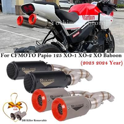 並行輸入品】 バイク 二輪用エキゾーストサイレンサー cfimoto Papio