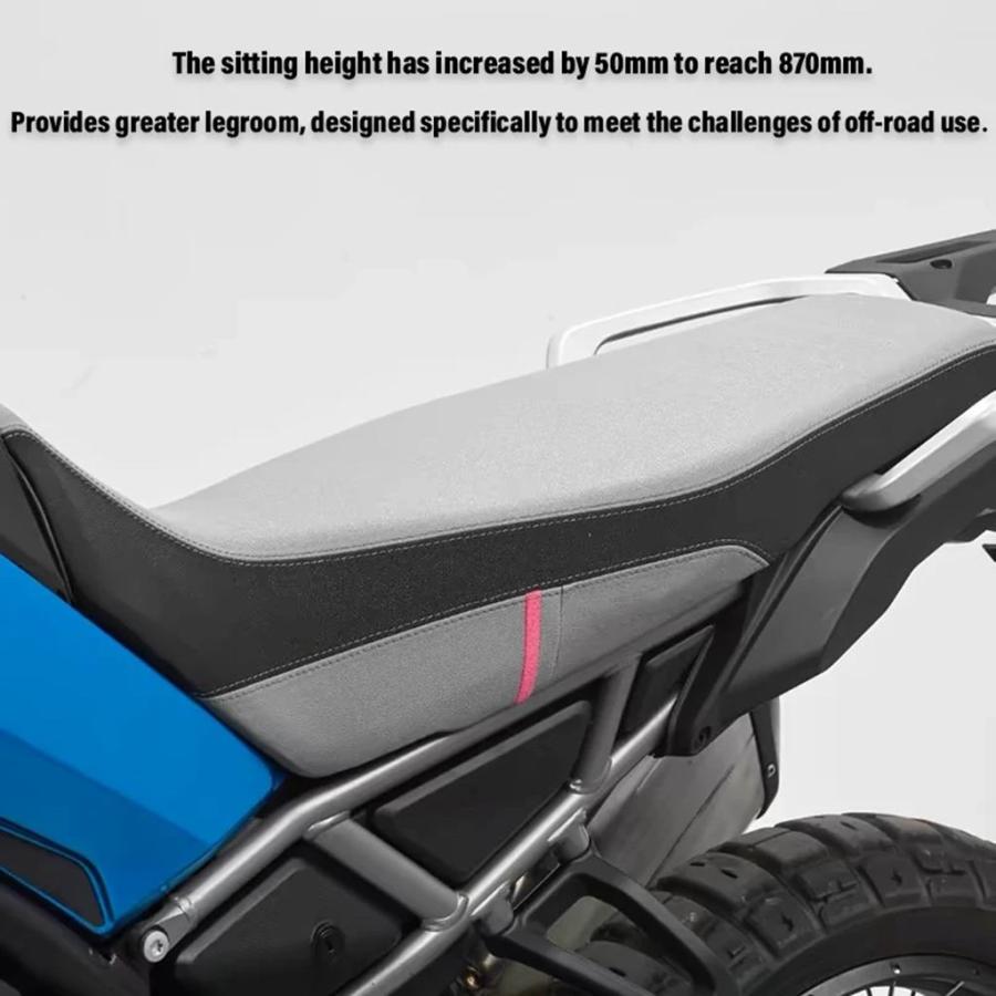 【並行輸入品】Cfmoto用ワンピースシートクッション 前後助手席カバー 450mt 450 mt 450mt 450 2023 2024の画像