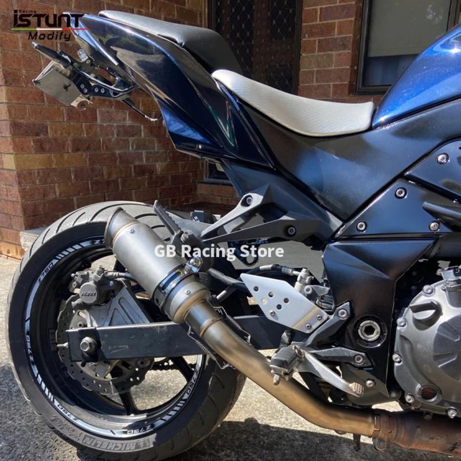 【並行輸入品】カワサキZ750 Z 750-2004用 バイク 二輪エキゾースト ミッドリンク サイレンサーキラースリップオンエキゾーストの画像