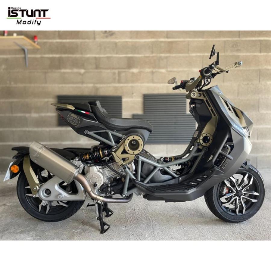 並行輸入品】ITALJETドラッグスター125/200用スリップオンフルシステム