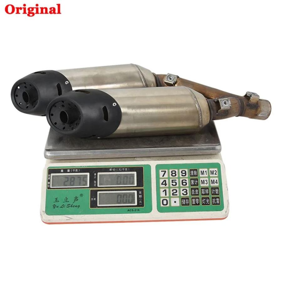 【並行輸入品】ドゥカティ チタン合金 ダブルホールメッシュマフラー 950 937 モンスター 2021 2022用スリップオンエキゾーストシステム_4