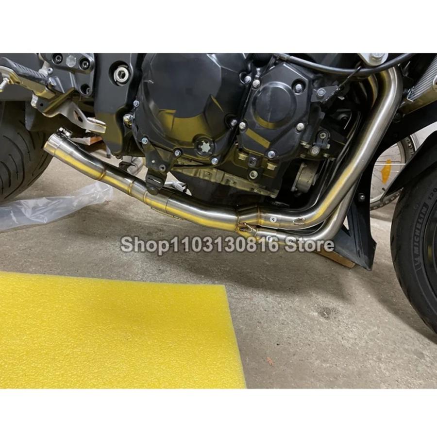 【並行輸入品】バイク 二輪エキゾーストサイレンサー カスタムフロント センターリンクエキゾーストパイプ カワサキZ1000 z1000sx 2010-2020 51mmの画像