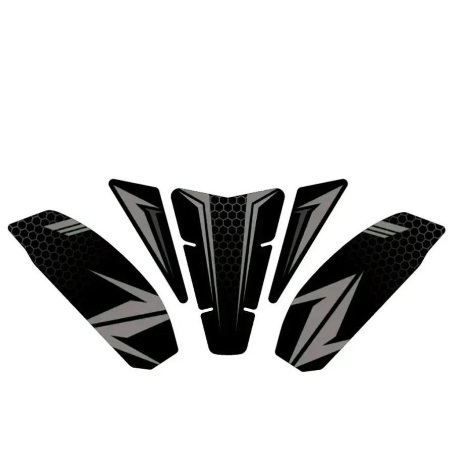 並行輸入品】ZH2 バイクタンクパッドプロテクター革つや消しステッカー