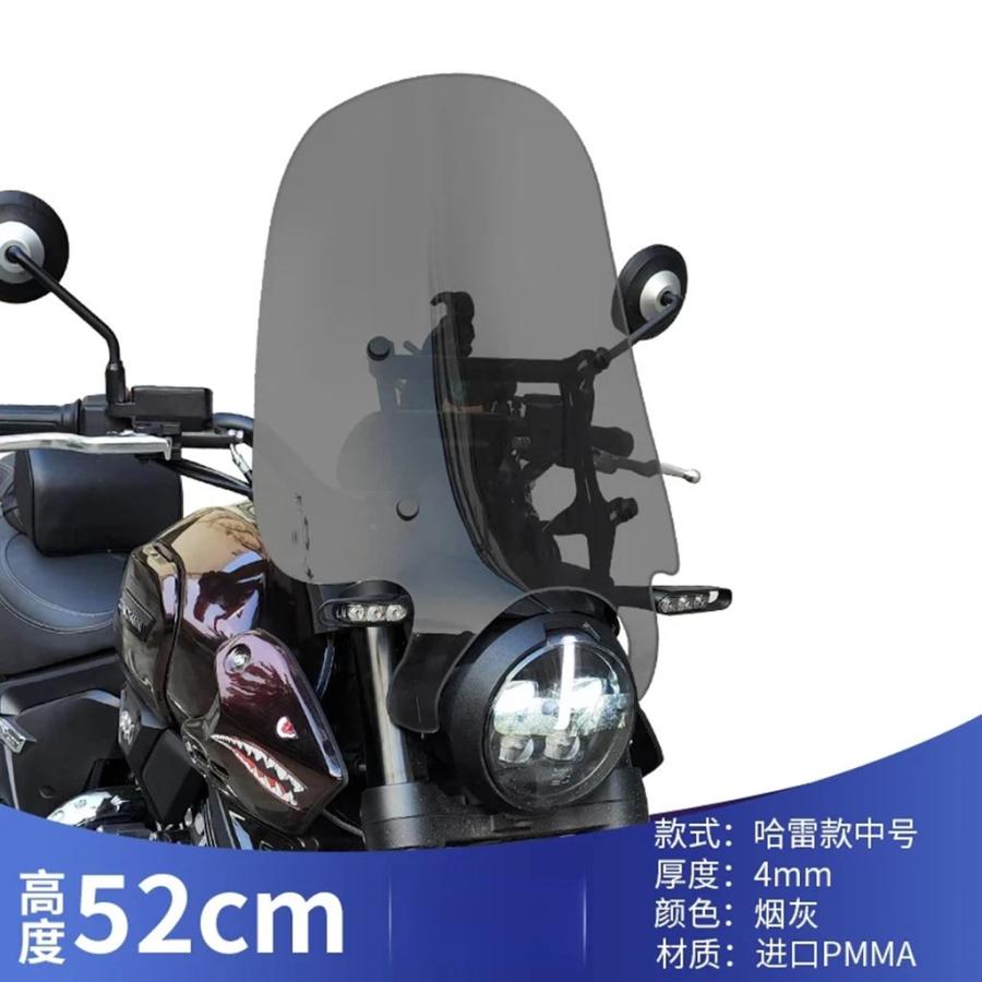 【並行輸入品】MBP C1002V バイクアクセサリーフロントガラス風保護防風フロントガラスフロントガラスフロントスクリーン_16