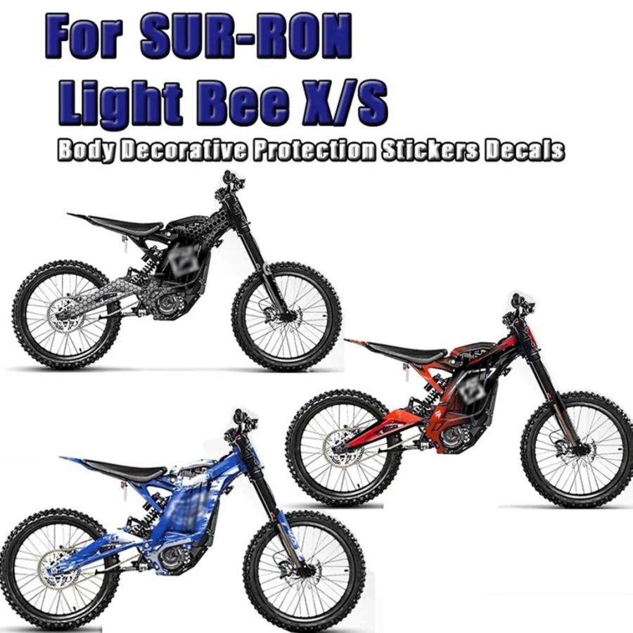 並行輸入品】電動オフロードバイクカスタムステッカーボディ装飾保護