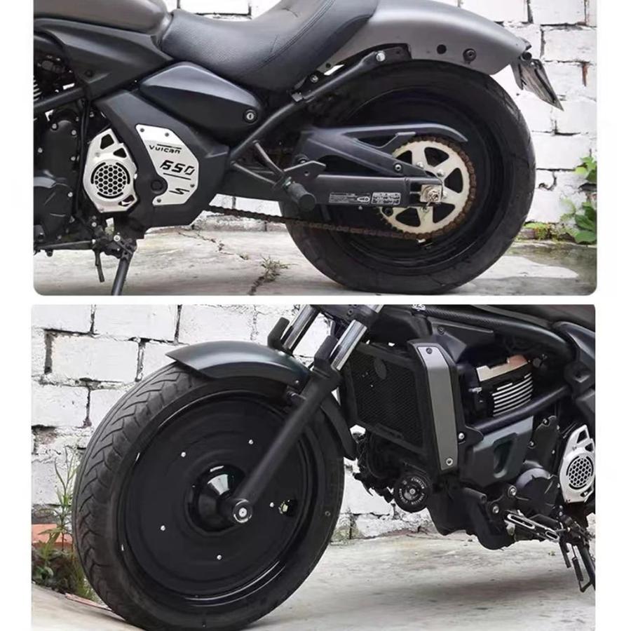 並行輸入品】バイク密閉ホイールハブカバーフロントリアホイール