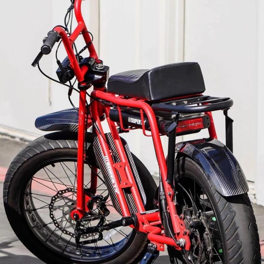 【並行輸入品】Kalosse Beach Electric Bike Soft Saddle Electrical Snow Bicycle Seat super73 S1 S2 Fat bicycle Hump cushion