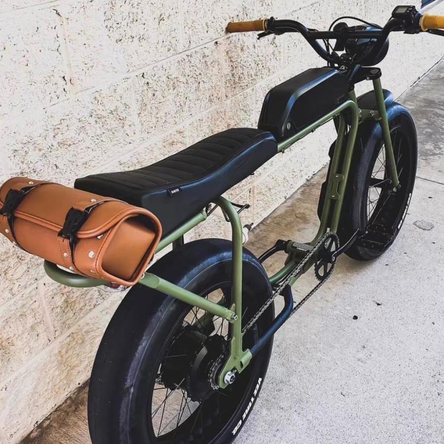 【並行輸入品】Kalosse Beach Electric Bike Soft Saddle Electrical Snow Bicycle Seat super73 S1 S2 Fat bicycle Hump cushion