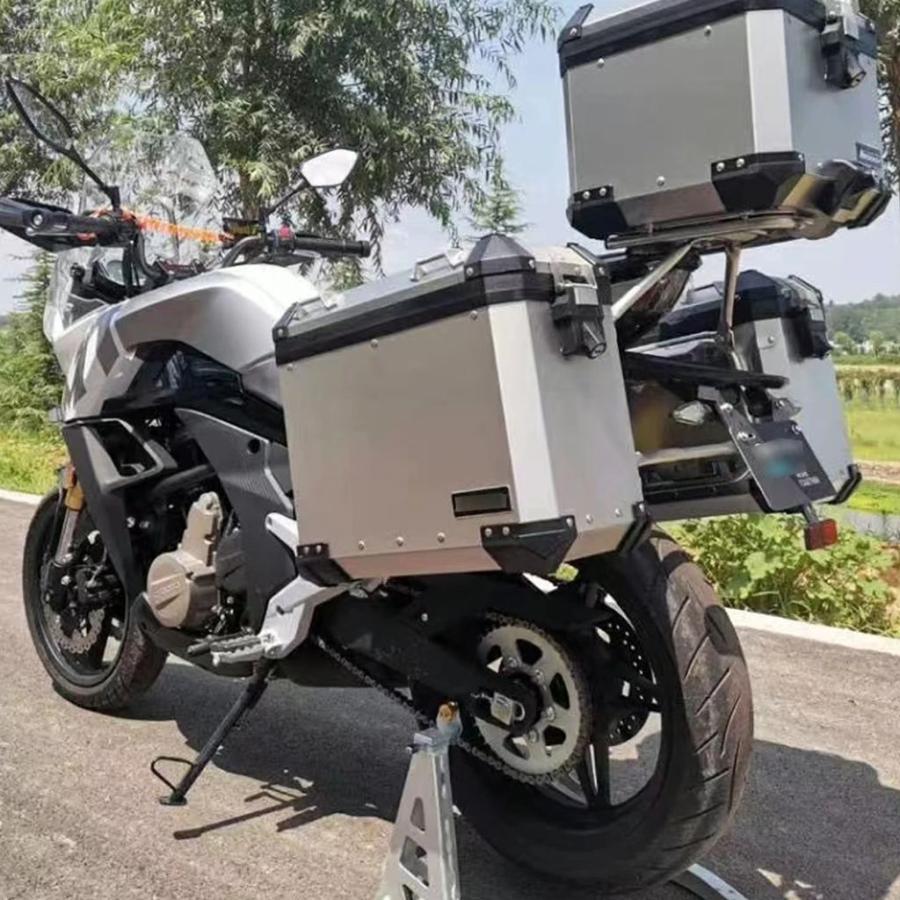 【並行輸入品】落下防止ステンレスバンパー アルミニウム合金 クイックリリース 3ボックスエッジボックスフレーム cfmoto 650mt mt650