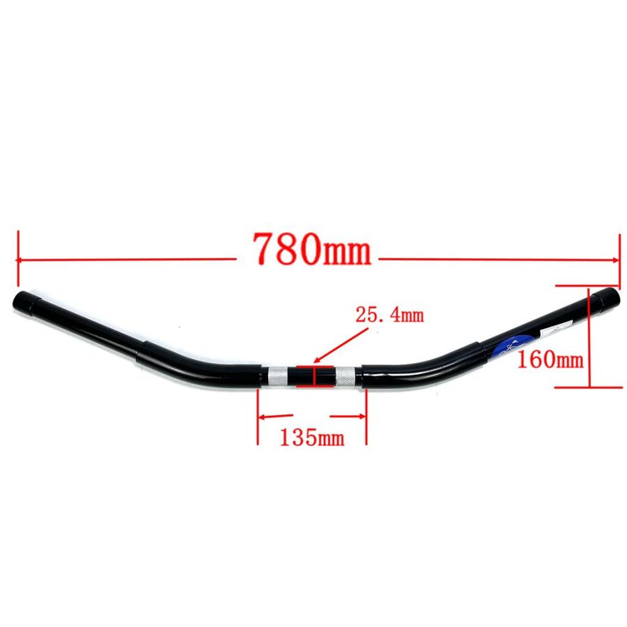 【並行輸入品】1-1/4インチ Motorcycles Custom Straight Handlebars for Harley XL883/XL1200-X48 Dayna Cars Softtail Street Bob Low Rider NIGHT_4