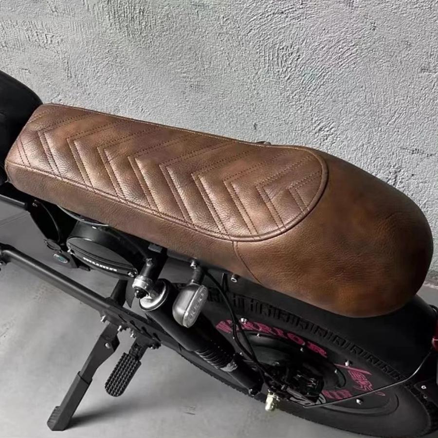 super73系サドルの販売です 並行輸入品】電動自転車用レザーシート ソフトサドル 汎用ファット