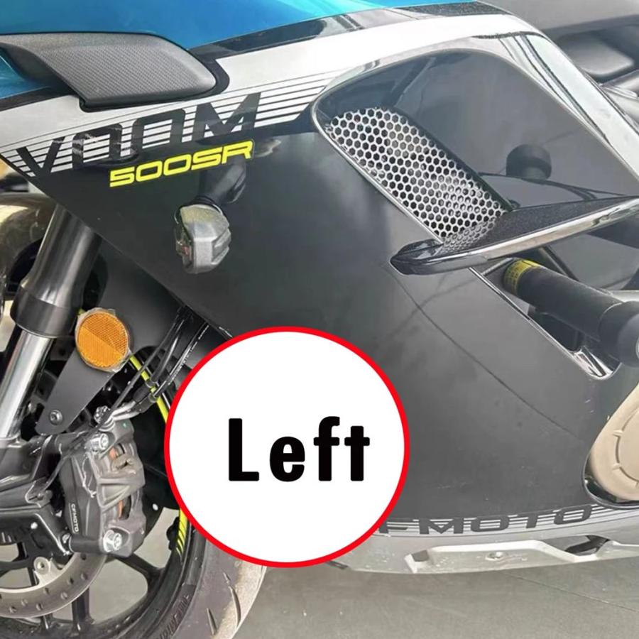 【並行輸入品】バイク 二輪ラジエーターガード オリジナルアクセサリー ディフューザーシェル cfmoto 500sr voom 500 srの画像