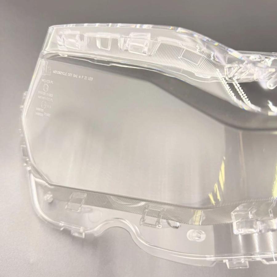 【並行輸入品】バイクフェアリングシェルカバー超クリアヘッドライトカバー交換リペア CFMOTO 800MT MT-800 適合の画像
