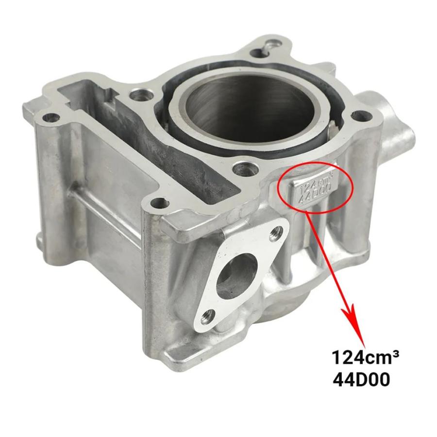 【並行輸入品】52.4 mmシリンダー直径ヤマハ NMAX125 N MAX 125 N-MAX 125 バイクシリンダーエンジンピストンキット 44D00