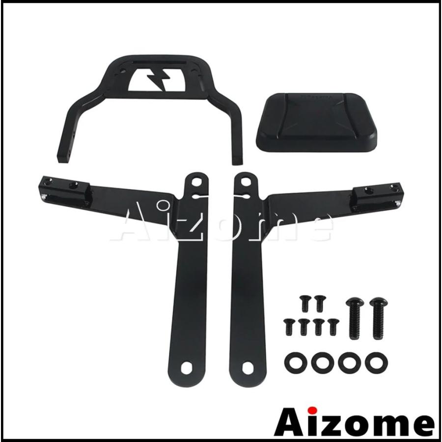 【並行輸入品】ハーレーダイナワイドグライドFXDWGローライダーFXDL用パッセンジャーシートバックレストバイクアクセサリーミニスポーツショートシーシーバの画像