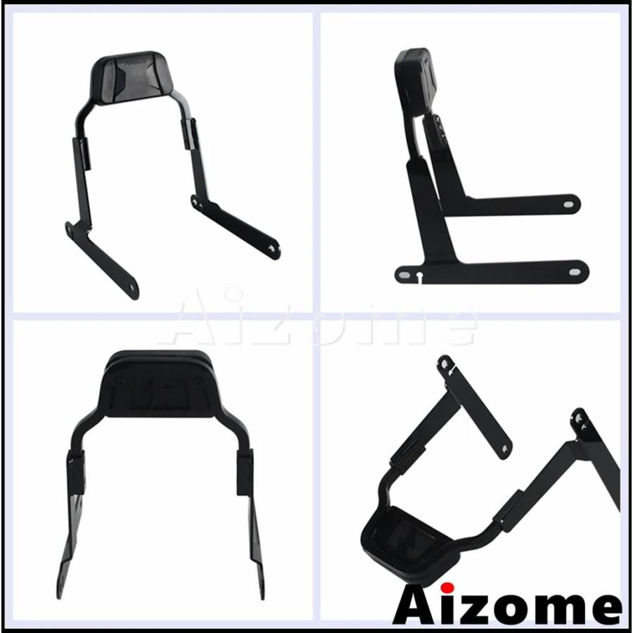 【並行輸入品】ハーレーダイナワイドグライドFXDWGローライダーFXDL用パッセンジャーシートバックレストバイクアクセサリーミニスポーツショートシーシーバの画像
