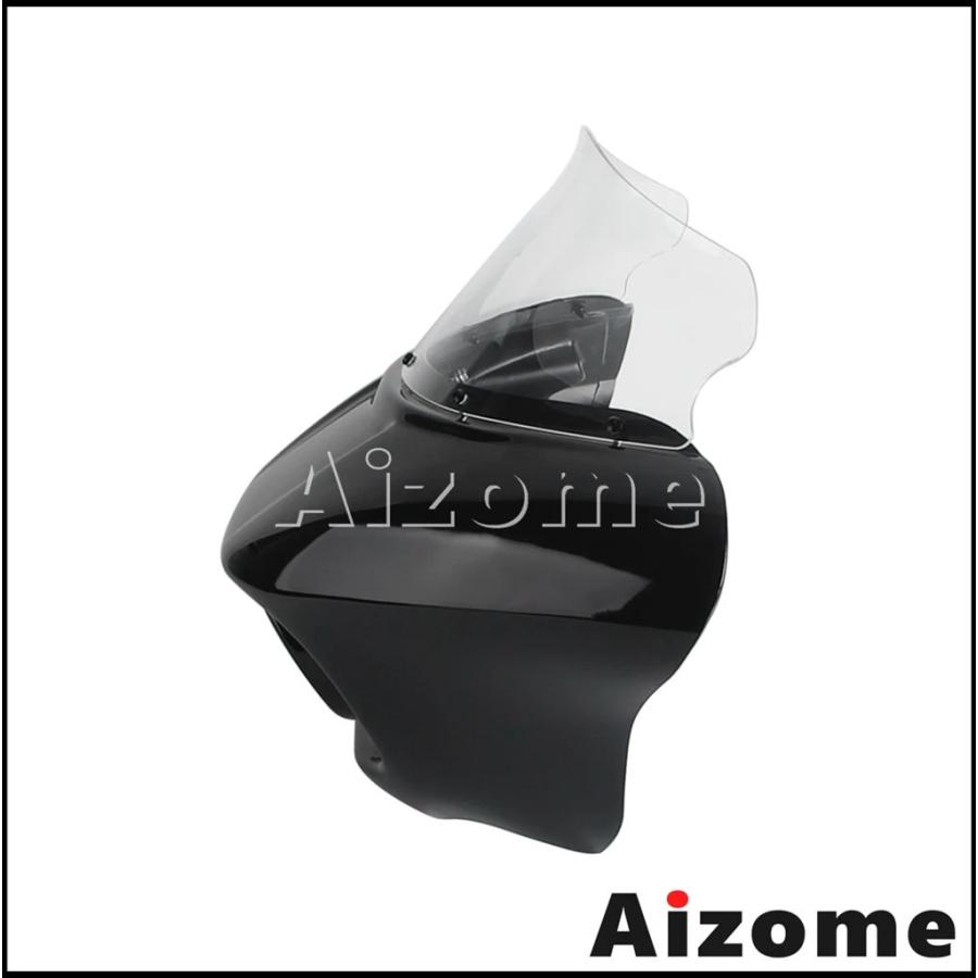 【並行輸入品】バイクヘッドライトフェアリング LEDヘッドライト クラブスタイルマスク ハーリーソフトテールファットボブ114 fxfbs 2018-2021 fxfb 19 19