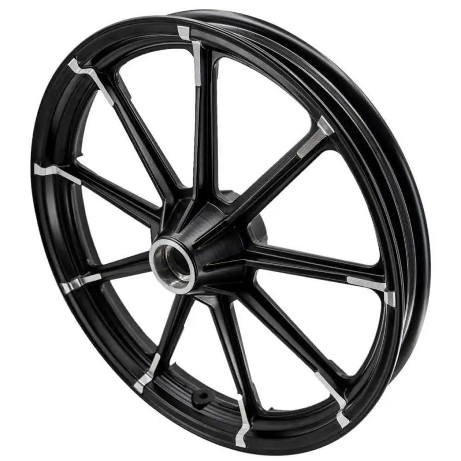 【並行輸入品】ハーレー用バイク 二輪ホイールリム 21スポークmag 19インチ 2.15 ハーレーxl1200 883 アイアン16-22の画像